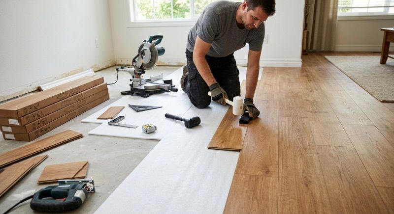 Laminate Floor Replacement in Florham Park, NJ