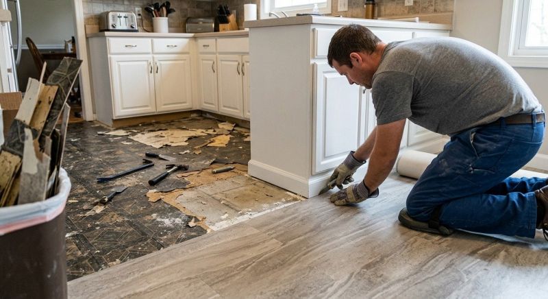 Linoleum Floor Installation in Hewlett, NY