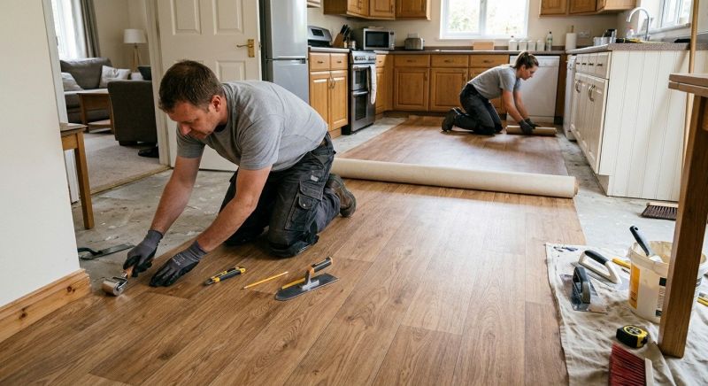 Linoleum Flooring Replacement in Staten Island, NY